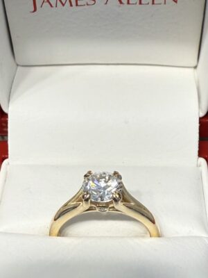 IGI 1.51 Carat G VS1 Round Lab Grown Diamond