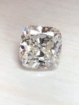 IGI 4.28 Carat E VVS2 Cushion Lab Grown Diamond Ring