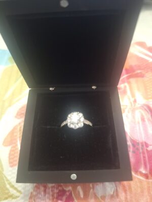 Not Sure/Unknown 0.56 Carat D IF Round Lab Grown Diamond Ring