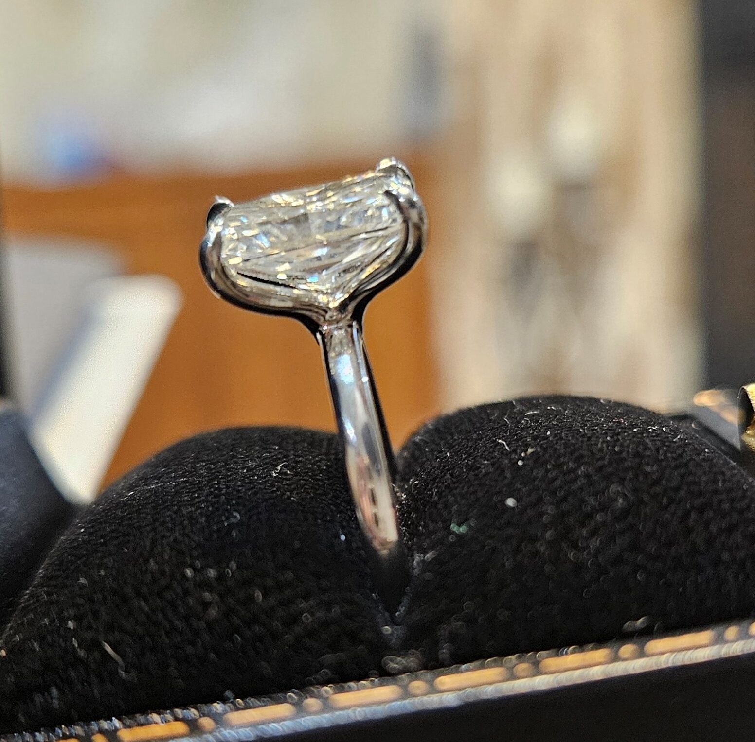 Not Sure/Unknown 2.8 Carat F VVS2 Radiant Lab Grown Diamond Ring - Image 7