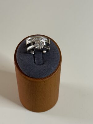 1.0 CT J SI2 Natural Diamond Ring and Matching Wedding Band