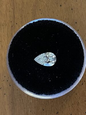 IGI 1.19 Carat D VVS2 Pear Lab Grown Diamond Loose Diamond