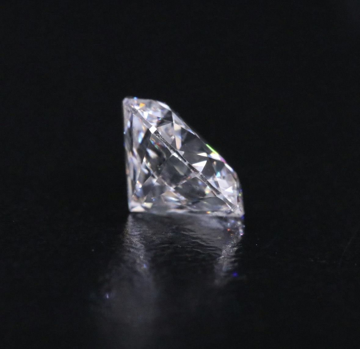IGI 1.09 Carat E SI1 Round Lab Grown Diamond Loose Diamond - Image 3