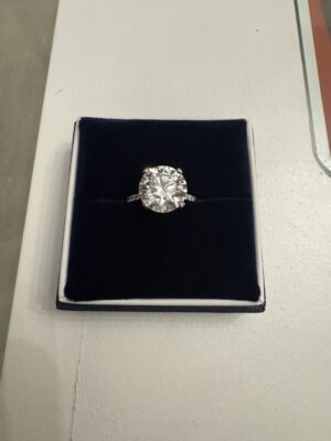 IGI 5.13 Carat I VS1 Round Lab Grown Diamond Ring