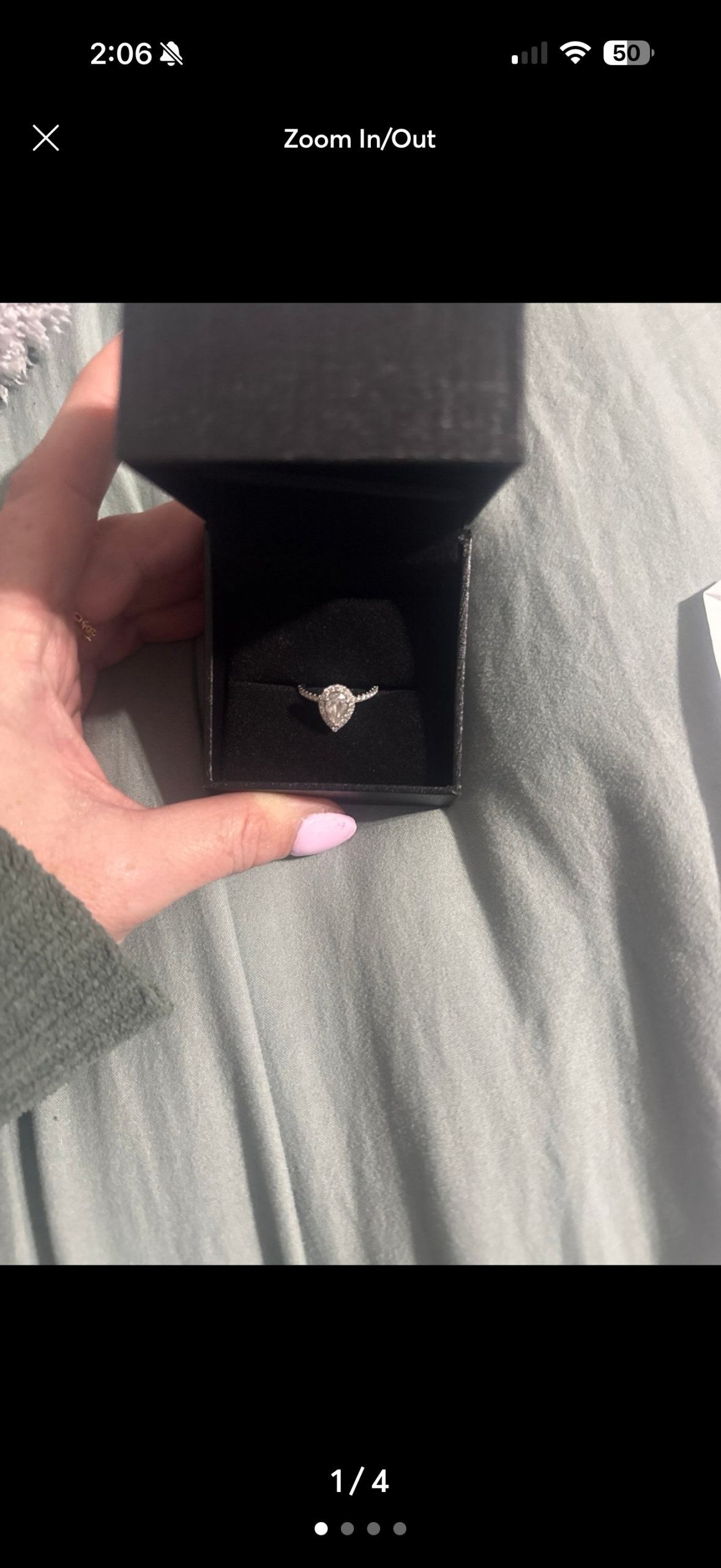Not Sure/Unknown 1.09 Carat D VVS2 Pear Lab Grown Diamond Ring - best way to sell diamond engagement ring (e.g., affordable lab-grown loose diamonds with GIA certification)