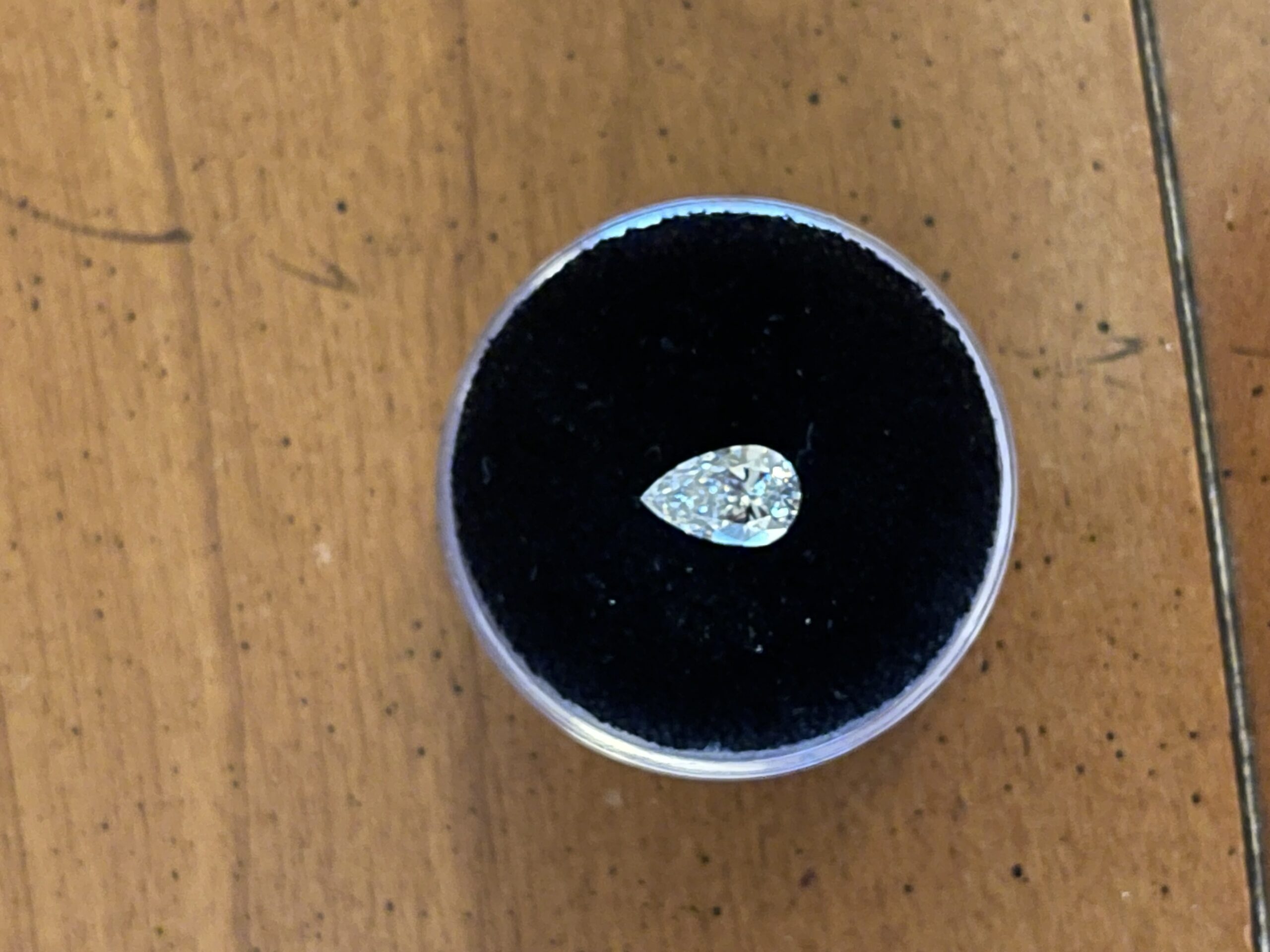 IGI 1.19 Carat D VVS2 Pear Lab Grown Diamond Loose Diamond - Image 2