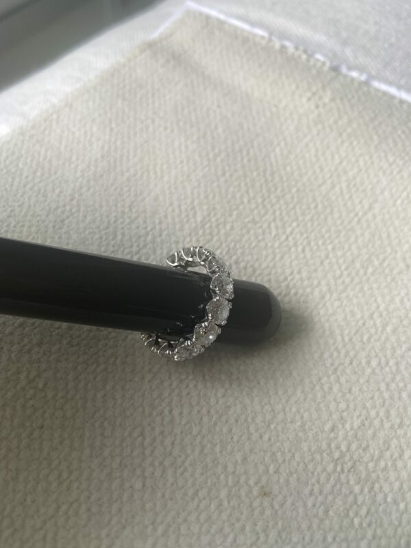 7 CT D-F VS Lab Grown Jean Dousset Round Brilliant Eternity Band - Image 6